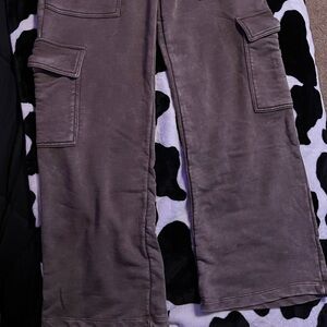 Women’s Gray Cargo Joggers